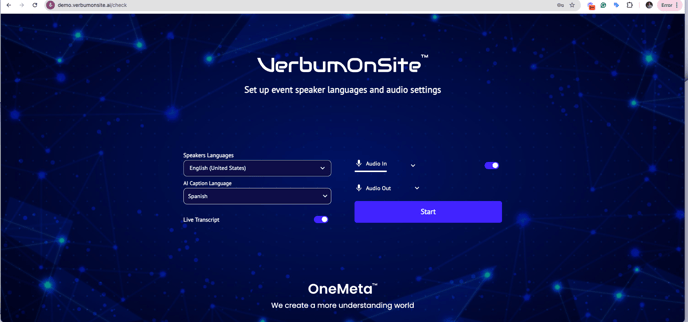 Login VerbumOnSite Product Page